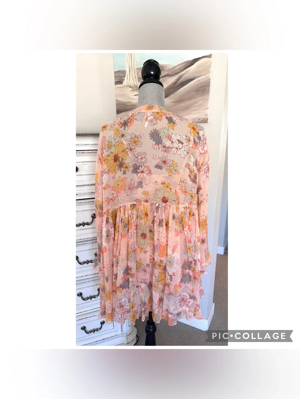 Free People Everything And More Floral Mini Dress Set Size S